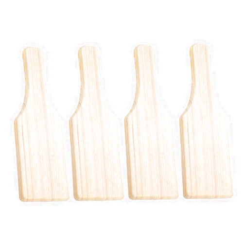 STOBOK 4pcs Clay Wood Clapper Tool Pottery Clay Ribs Wood Clay Paddle Wooden Utensils Paddle Pottery Paddle Wooden Paddle Pottery Board Cover Pottery Supplies Ceramics Mason Terracotta