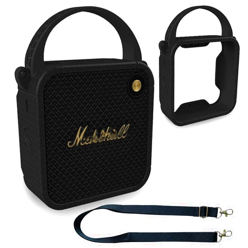 JCHPINE Silicone Cover Case for Marshall Willen Portable Bluetooth Speaker, Protective Skin Cover for Marshall Willen Portable Speaker Accessories(Only Case)