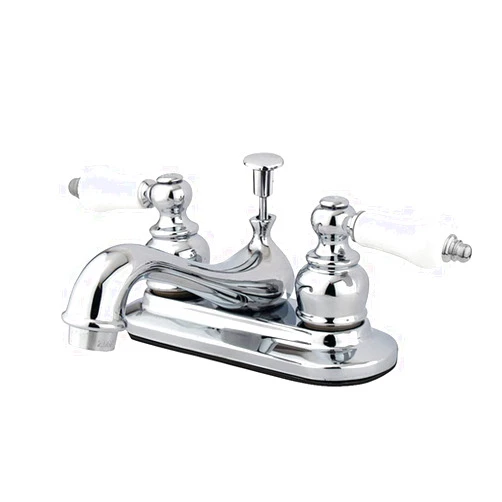 Kingston Brass KB601B 4-Inch Centerset Lavatory Faucet, 2.88