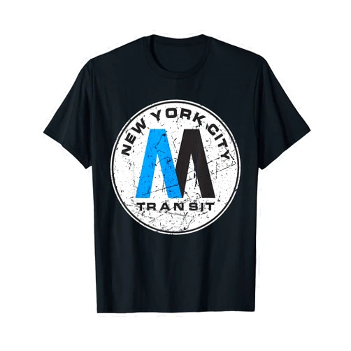 Empire State NY Co New York City Transit MTA Subway Train Retro New York Subway T-Shirt