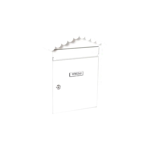 Arregui Visit Outdoor Letterbox (Steel, 360 x 300 x 110 mm), White, E5741