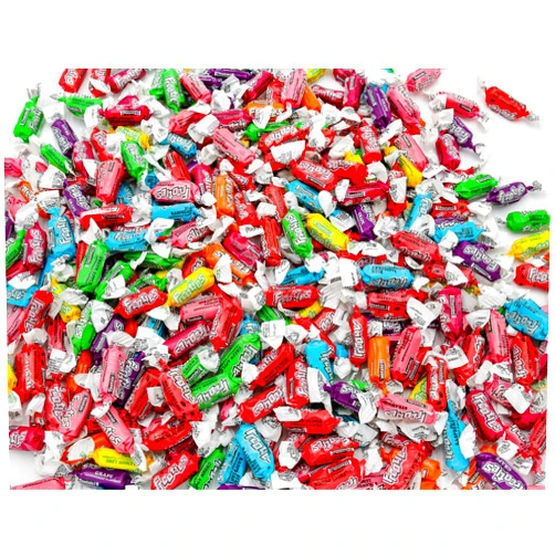 Donty-Tonty TOOTSIE FROOTIES Candy 5 lb Assorted (10 Flavors) – Tootsie Rolls Bulk Bag, Individually Wrapped Taffy, Fruit Chews, Gluten & Peanut Free, Ultimate Variety
