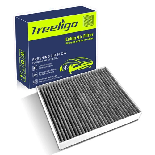 Treeligo HEPA Cabin Air Filter- Coconut Shell Activated Carbon Replacement for Car Passenger CP966, CF11966, 6091C -Applicable for Buick/Cadillac/Chevrolet/GMC,more+