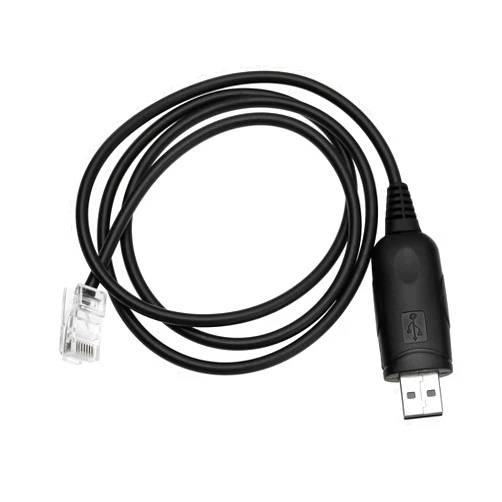 Micro Traders 80cm USB Programming Cable 8Pin Crystal Head to USB Plug Programming Cable Compatible with Anytone AT-5888UV AT-778UV Mobile Transceivers