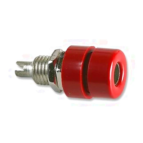 Hirschmann TEST AND MEASUREMENT 930166101 Binding Post, Socket, 32A, 4MM, Solder, RED