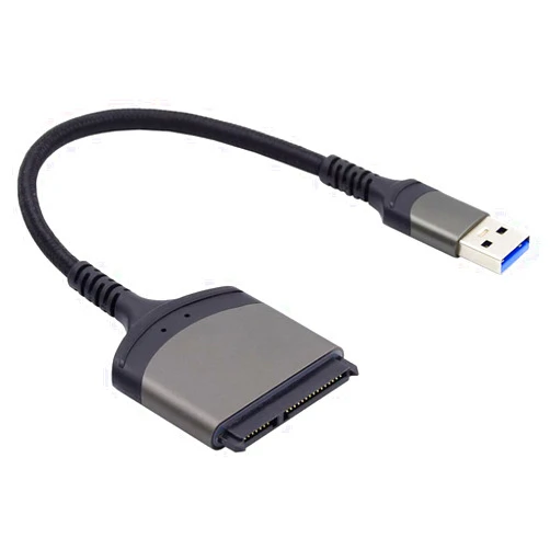 NFHK 5Gbps USB 3.0 Type-A to SATA 22 Pin Adapter Cable for 2.5