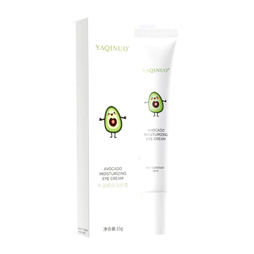Gcdat Avocado Hydrating Eye Cream Elastic Moisturizing Eye Cream Remove Pouches Dark Circles Anti-Wrinkle Diminishing Eye Lines Lifting Firming