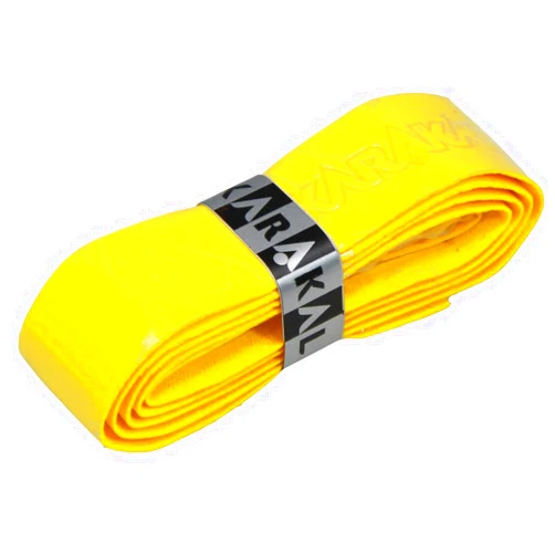 Karakal PU Supergrip Replacement Racquet Grip - tennis/badminton / squash 2 x Grip(Yellow)