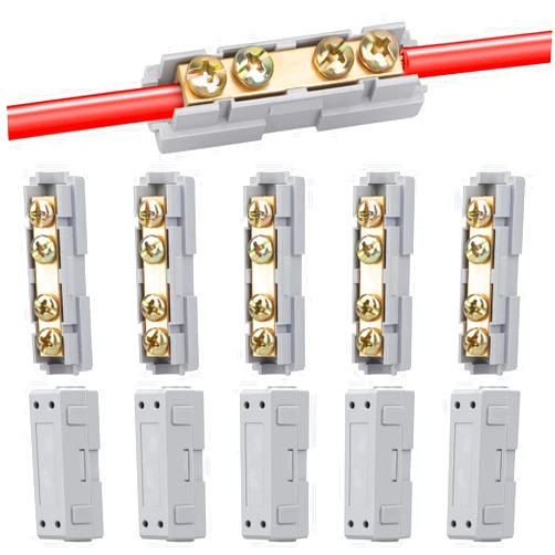 Linkstyle 10PCS 6 AWG Gauge Wire Connector Nut Kit, 80A Quick Wiring Connection Terminal, Splicing Quick Wiring Connection Terminal