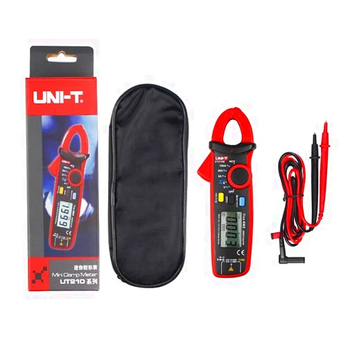 UNI-T Digital Clamp Meter UNI-T UT210A/B/C/UT210D/UT210E True RMS Multimeter Capacitor Frequency Resistance Tester Voltmeter Current Clamps(UT210A)