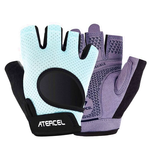 ATERCEL Weight Lifting Gloves Full Palm Protection, Workout Gloves for Gym, Cycling, Exercise, Breathable, Super Lightweight for Mens and Women