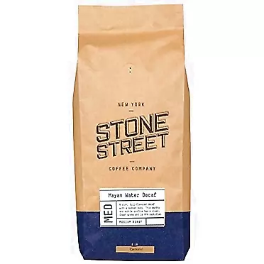 STONE STREET COFFEE COMPANY Stone Street Decaf Coffee, Ground, Swiss Water Process Naturally Decaffeinated Coffee, Medium Roast, 2 LB DECAF GROUND 2 Pound (Pack of 1)