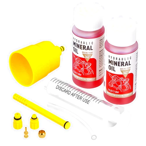 YOUMAYSTORY Brake Bleed Kit for Shimano Hydraulic Brakes, Brake Fluid Change Hydraulic Kits, Including High Performance Brake Fluid Mineral Oil 120ml
