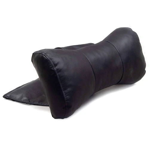 Octane Seating Contoured Recliner Head & Neck Pillow | Black Bonded Leather