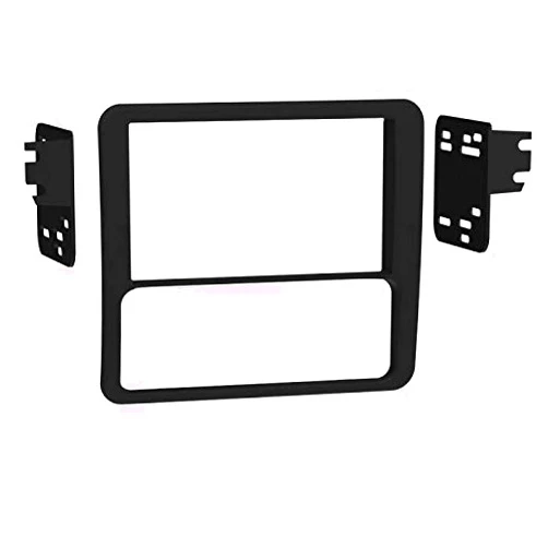 Carxtc Double Din Install Car Stereo Dash Kit for a Aftermarket Radio Fits 1998-2001 Chevy S-10 Pickup and Jimmy Envoy Trim Bezel is Black