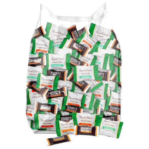 Taboom Bulk Sugar Free Chocolate Caramel Candy Variety Pack - 30 Pieces Zero Sugar Assorted Chocolate Bars Mix Candy For Party, School Snacks, and Office Treats