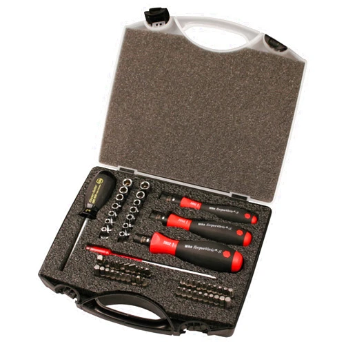Wiha 28589 Torque Control Set, Accurate Torque 1 to 50 Inch-Pounds, 59 Piece