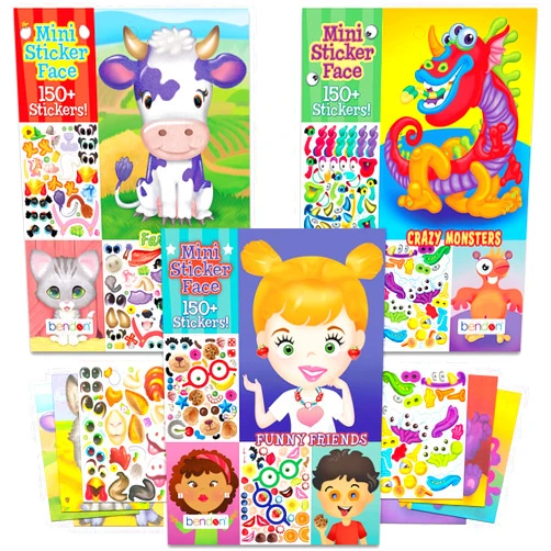 By Create A Face Sticker Book (Author), Sticker Faces Book for Kids (Author), Sticker Activity Book for Kids Ages 3-5 (Foreword) & 1 more Create a Face Sticker Books Bulk Set for Kids, Toddlers Ages 4-8 -- Bundle with 3 Sticker Pad Activity Books for Boys and Girls featuring Tasty Treats, Pets, and Wacky Faces