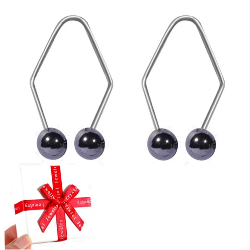 Aalynngo 2/4 Pcs Dimple Makers for the face,Dimple Trainer to Create a Beautiful Smile,Develop Natural Dimples for Cheeks Ball (black)