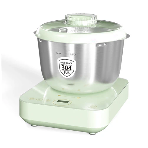 Kiss the Water Electric Dough Maker with Ferment & Weighing Function, 5.2QT Dough Mixer with 304 Stainless Steel Bowl, Flour Kneading Machine for Pizza Bread Maker, Microcomputer Timing, Face-up Touch Panel