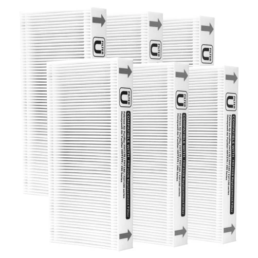 GoKBNY 6-Pack FRF102B Replacement Filter Compatible with Febreze FRF102B/FHT170/FHT180/FHT190 Purifiers and Honey-well Clean U Filter HRF201B/HHT270/HHT290 Purifiers