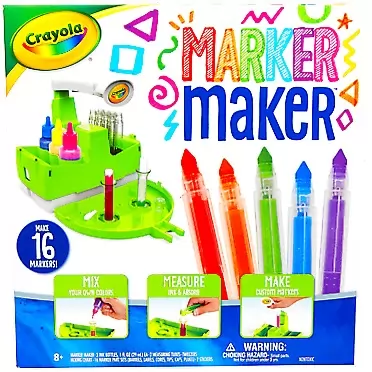 Crayola Marker Maker, DIY Craft Kit, Gift for Kids, 7, 8, 9, 10