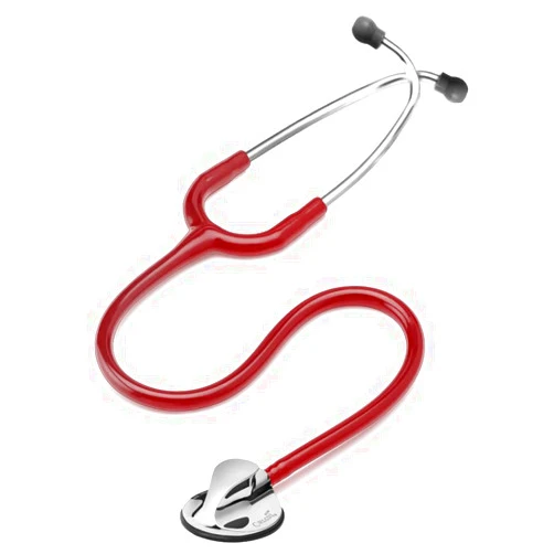 MaiWieel-Master Stethoscope Single Head Stethoscope,Tunable Diaphragm,Estetoscopio for Nurses, Doctors, Paramedics, Students,Home Medical,Burgundy Tubing (Burgundy Red)