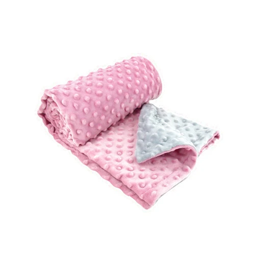 LAT LEE AND TOWN Minky Dot Baby Blanket - 30