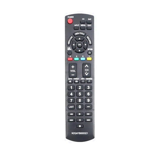 ZdalaMit N2QAYB000321 New Replace Remote fit for Panasonic TC-26LX14 TC-L26X1 TC-32LX14 TC-L32C12K TC-L32C12N TC-L32G1 TC-L37S1 TC-P42X1N TC-P46S1 TC-P50C1 TC-P50X1N TC-P54S1 TC-P58S1 TC-P65S1 TV