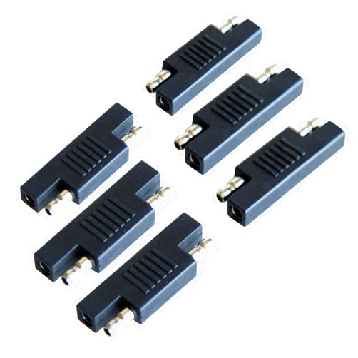 KATBO SAE Connector Quick Connect and Disconnect Polarity Reverse Cable Plug Adapter for Solar Panel Battery Power Charger (6 PCS)