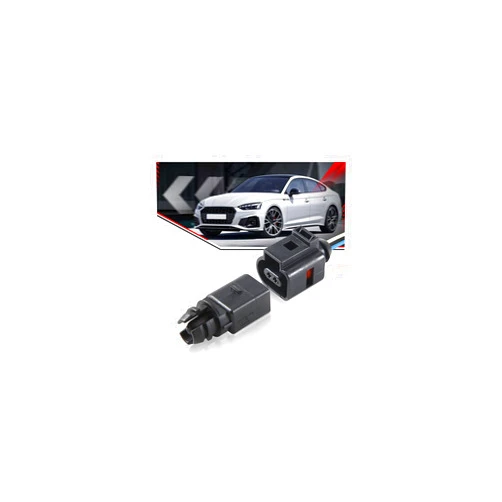 BINB ROAD Outside Ambient Air Temperature Sensor with Plug Compatible with Audi A4 A6 A7 Q5 Q7 Compatible with VW Golf Jetta Passat (Replaces 8Z0820535 + 1J0973702)