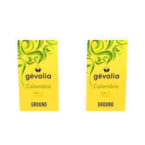 Gevalia Colombia Medium Roast Ground Coffee (20 oz Bag) (Pack of 2)