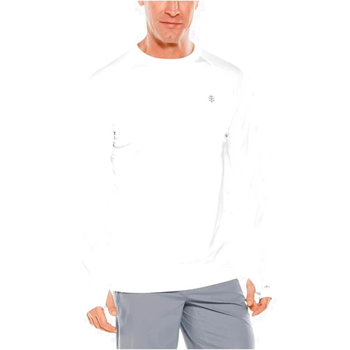 Coolibar UPF 50+ Men's Agility Long Sleeve Performance T-Shirt - Sun Protective