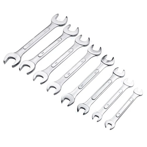 Larcele 8x Mini Double Open End Wrench Set Metric 6-22mm STBS-01