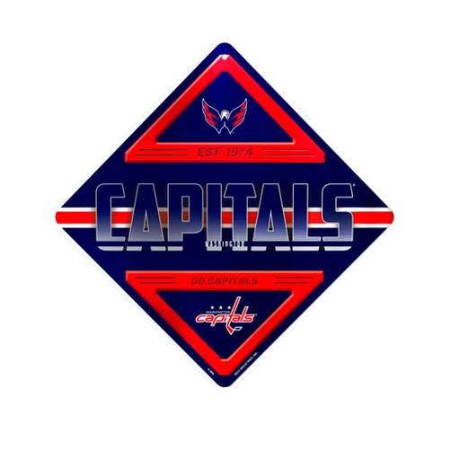 Rico Industries NHL Hockey Metal Sign 16.5