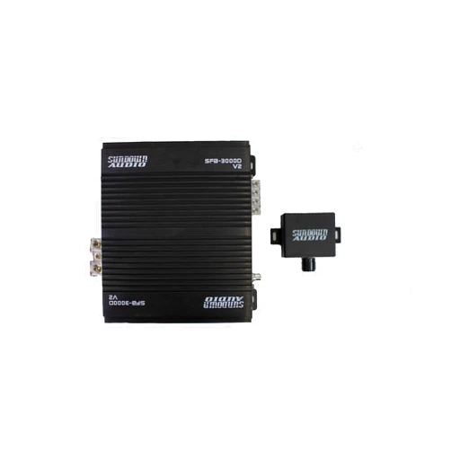 Sundown Audio SFB-3000D 3000W RMS Class D Monoblock Amplifier - 1 Ohm Stable, High-Efficiency Car Subwoofer Amp with Variable Crossover Filters, Bass Boost, and Smart Cooling