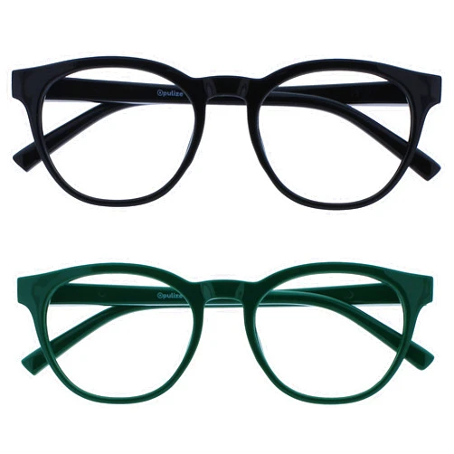 OPULIZE Blu Reading Glasses with Blue Light Blocking