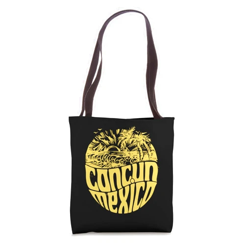 Summer Trip Humor Apparel Collection Cancun Mexico Souvenirs Summer Vacation Trip Gift Tote Bag