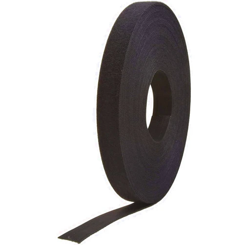 VELCRO Brand Cut to Length Straps Heavy Duty | 45 Ft x 3/4 in | ONE-WRAP Self-Gripping Double Sided Roll | Bundling Ties Fasten to Themselves for Secure Hold, VEL-30834-AMS, Black
