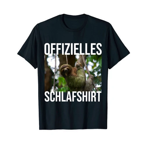 Geschenkidee Geburtstag Langschläfer Morgenmuffel Official Sleep Shirt Pyjama Nightdress Sloth Mum Child T-Shirt