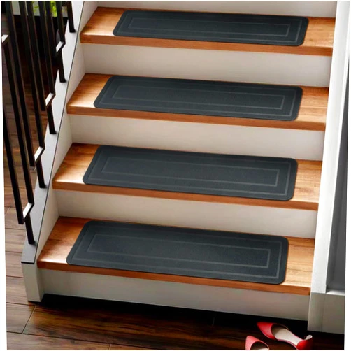 YOFTLUJU Stair Treads for Wooden Steps, 4 Pack 8