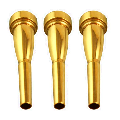 ACCOCO 3C/5C/7C Trumpet Mouthpiece, Copper Material Trumpet Accessories Parts(3 Pack)