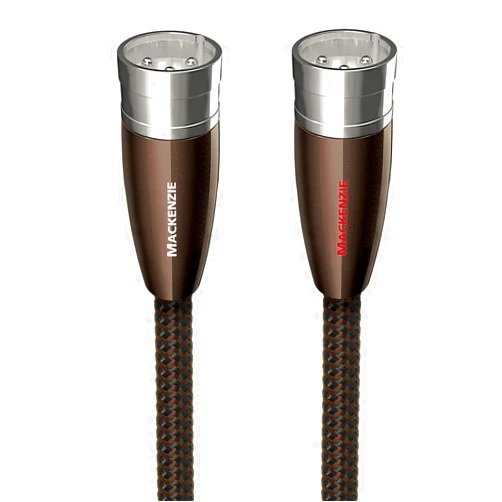 AudioQuest 0.5m Mackenzie XLR Audio Cable 0.5 m XLR (3-pin) Black - Audio Cables (XLR (3-pin), XLR (3-pin), 0.5 m, Black)