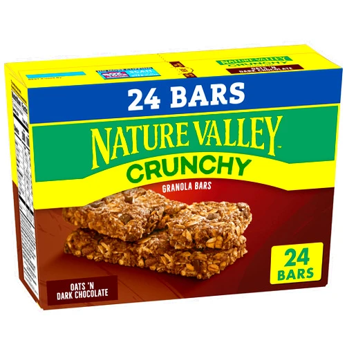 Nature Valley Crunchy Granola Bars, Oats 'n Dark Chocolate, 12 ct, 24 bars
