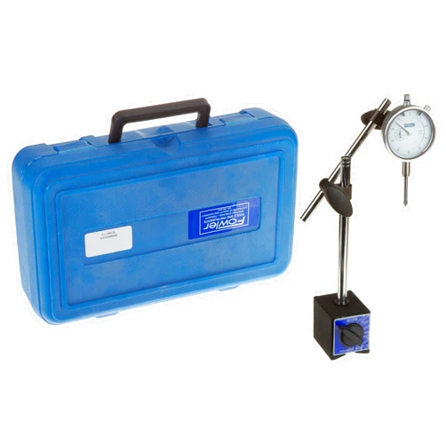 Fowler 52-585-115-0 Magnetic Base & Dial Indicator Combo Set, 0-1