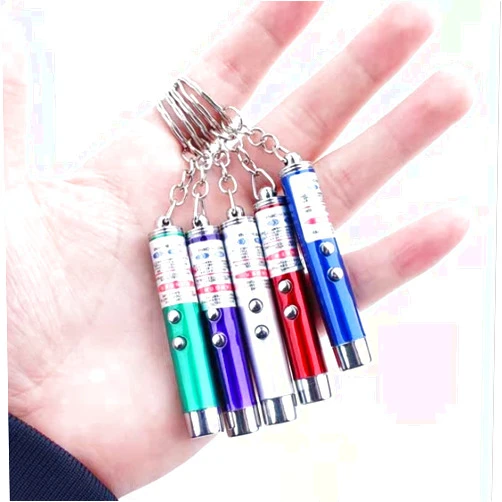 CHUQIANTONG 6pcs Laser Pointer Cat Toys Red Laser Light LED Pointer White Flashlight Torch Interactive Training Pen for Cat Dogs