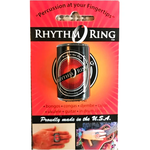 RhythmRing Rhythm Ring Shaker Compact Musical Instruments and Accessories - Percussion Instruments for Adults - Shakers Musical Instruments, Acoustic Guitar Music Shakers