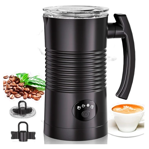 DREAMOON Electric Milk Frother, 11.8oz/350ml Milk Frother and Steamer, Automatic Hot and Cold Foam Maker for Coffee, Latte, Cappuccino, Macchiato, Hot Chocolate