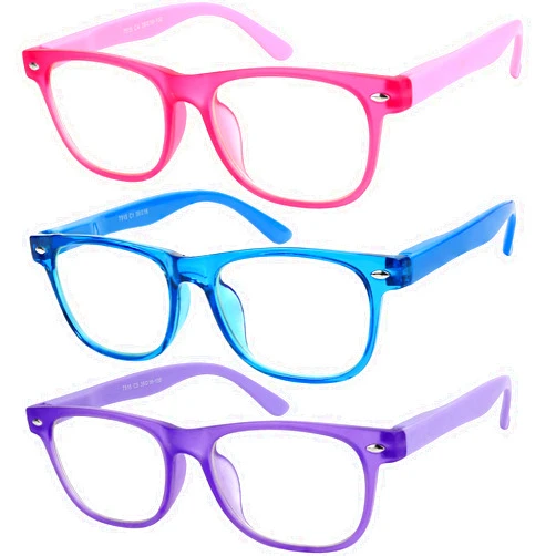 Yogo Vision Blue Light Glasses for Kids Anti Eyestrain UV Protection Computer TV Phone Kids Blue Light Glasses For Boys Girls