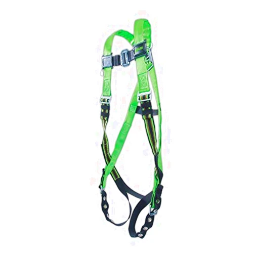 Honeywell P950-4/UGN Miller DuraFlex Python Pass Through Full Body Harness with D-Ring, Universal, Green